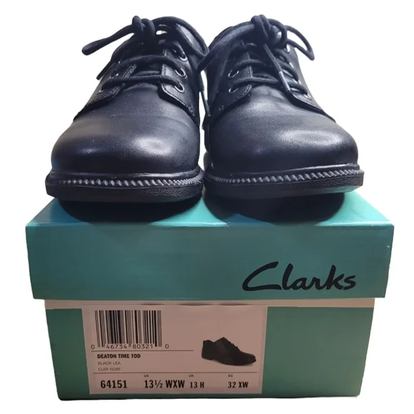 🛍2xHP🛍Clarks Dress Shoes Size 13.5 - Picture 2 of 6